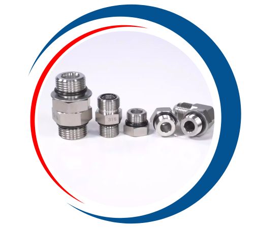 Stainless Steel DIN 1.4301 Hydraulic Adapters Fittings in UAE